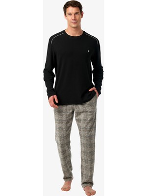 Blackspade Erkek Termal Pijama Takımı 40985 - Siyah