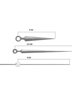 Happy Trend 16 mm Uzun Set Sessiz Duvar Saati Mekanizması Askısız EXIZNM524