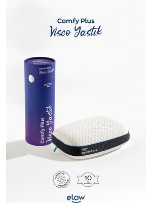 Happy Trend Comfy Plus Çocuk/kamp Ortopedik Visco Yastık, 40 x 25 x 10