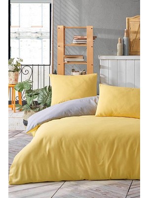 Happy Trend Kılıfı 160X220 Sarı-Gri (Sarı-Gri)