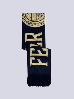 Unısex Gold Fenerbahçe Dokuma Atkı