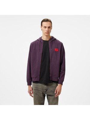 Hugo Daple 212 Erkek Mor Hoodie