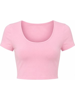 Purple By Banu Pembe Basic Crop