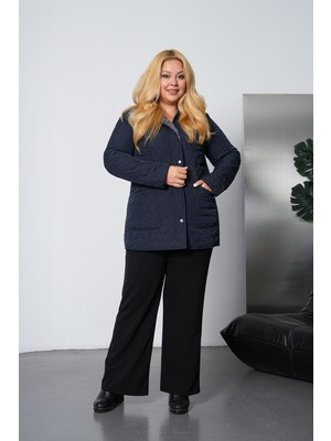 TUTveAL Collection İTHAL, YUMUŞAK KÜRKLÜ, SU İTİCİ MONT,BÜYÜK BEDEN, TAVŞAN TÜYLÜ KABAN,KAPİTONE MONT, PREMİUM SERİ