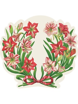 Hester & Cook Kalıp Kesim Amaryllis Kağıt Amerikan Servis