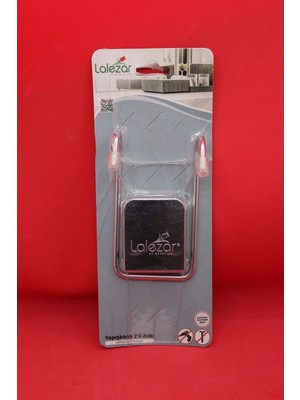 İpeknur LZR-460 Yapışkanlı 2'li Askı Krom
