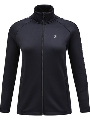 Peak Performance W Rider Zip Kadın Siyah Softshell Mont G79433020-14750