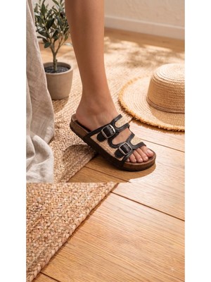 Adeyo Store Unisex Çift Hasırlı Terlik