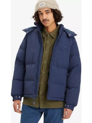 Levi's Oversize Kapüşonlu Minimalist Erkek Kışlık Mont