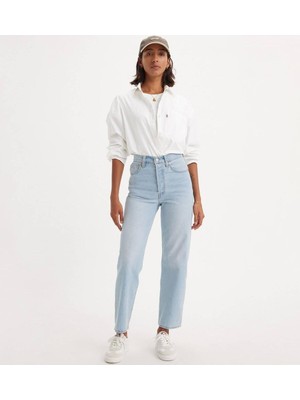 Levi's Yüksek Bel Straight Kadın Jean - Minimalist, Midi Boy