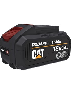 Cat DXB8HP 18VOLT 8.0AH. Li-Ion Ice Control One For All Profesyonel Yedek Akü