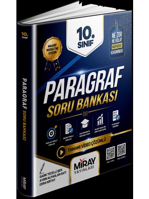 Miray Yayınları Miray 10. Sınıf Paragraf Soru Bankası