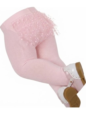 Dore Bebek Poposu Tüllü Mikro Külotlu Çorap - Pembe