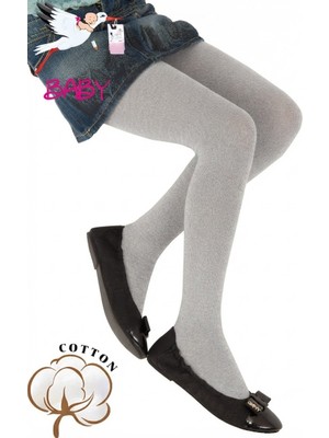 Dore Bebek Cotton Külotlu Çorap - Gri