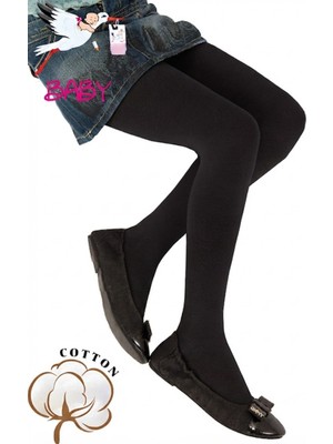 Dore Bebek Cotton Külotlu Çorap - Siyah