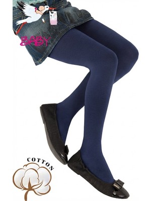 Dore Bebek Cotton Külotlu Çorap - Lacivert