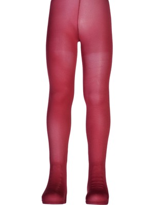 Dore Kız Çocuk Micro 50 Çocuk Külotlu Çorap - Bordo
