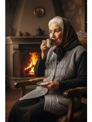 Çt Çeyizci Tekstil Yelek Düğmeli Çeyizlik Yelek - Simli Anne Yeleği - Gri