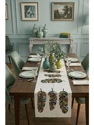 Çt Çeyizci Tekstil Dijital Baskılı Runner 40X140CM