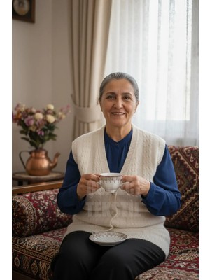 Çt Çeyizci Tekstil Düğmeli Yumoş Yelek