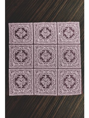 Çt Çeyizci Tekstil Vitrin Peçetesi Dantel Masa Peçetesi 8 Adet