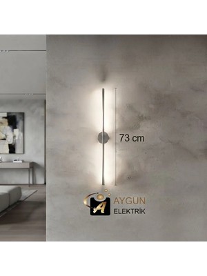 Aygün Elektrik CT-5211 Çubuk LED Aplik Krom Kasa - 6400K (Beyaz)