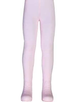 Dore Kız Çocuk Zeynep Desenli Cotton Külotlu Çorap - Pembe