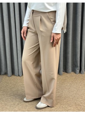 Belirtilmemiş SZ-5578 Palazzo Geniş Paça Pantolon #12-25#
