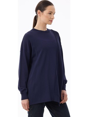 Belirtilmemiş 21872 Örgü Detaylı Rayon Kazak