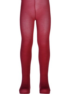 Dore Kız Çocuk Cotton Külotlu Çorap - Bordo