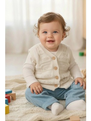 Çt Çeyizci Tekstil Bebek Yeleği, Yumoş Bebek Yeleği Simsiz Yumuşacık Bebek Yeleği