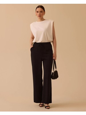 Belirtilmemiş 1010 Geniş Paça Tam Boy Pantalon #26#