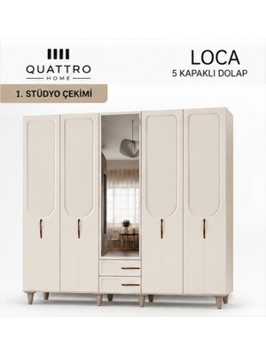 Quattro Home Loca 5 Kapaklı Dolap