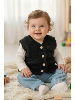 Çt Çeyizci Tekstil Bebek Yeleği, Yumoş Bebek Yeleği Simsiz Yumuşacık Bebek Yeleği