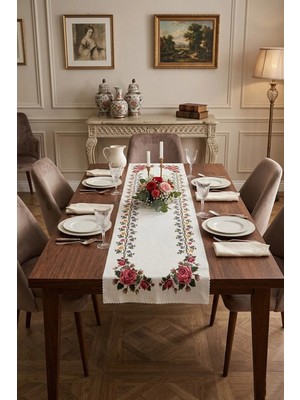 Çt Çeyizci Tekstil Dijital Baskılı Runner 40X140CM