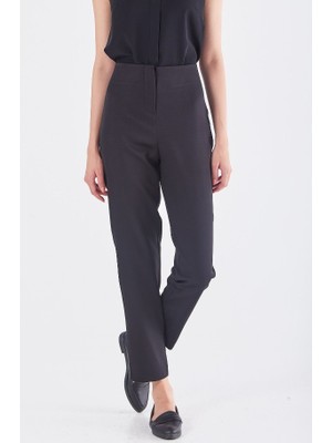 Belirtilmemiş 59058 Önden Fermuarlı Klasik Dar Paça Pantolon