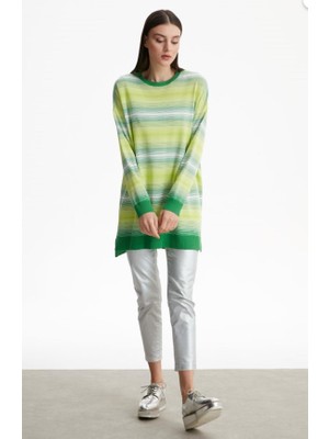 Belirtilmemiş 21463  Çizgi Geçişli Rayon Geçişli Kazak