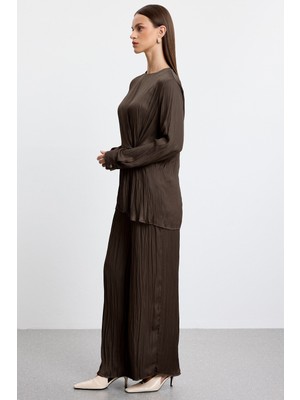 Belirtilmemiş 5110 Drapeli Tunik Pantalonlu Takım #2026#