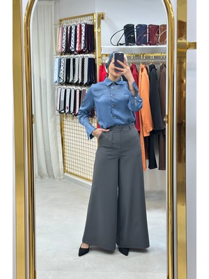 Vuntal Double Bol Paçalı Plazzo Pantolon