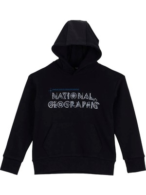 National Geographic Siyah Erkek Çocuk Sweatshirt N6WB-SWT4825