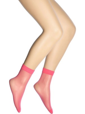 Dore Kadın Fit 15 Soket Çorap - Fuşya