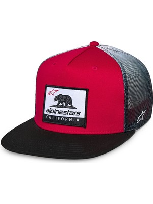Alpinestars Cali Gradient Trucker Şapka Kırmızı  Siyah