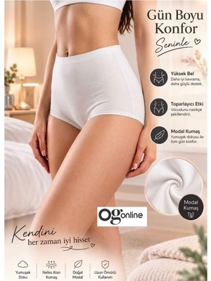 ogonline Donamor Yüksel Bel Toparlayıcı Külot Modal Kumaş