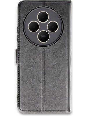 Bezos Xiaomi Redmi 14C Kılıf Trend S Plus Kapaklı Kılıf - Siyah
