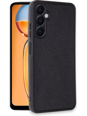 Bezos Samsung Galaxy A56 Kılıf Aras Deri Kapak - Siyah