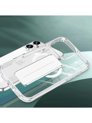 Bezos Joko Apple iPhone 16 Kılıf Alfa Magsafe Standlı Kapak - Siyah