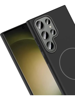 Bezos Joko Samsung Galaxy S24 Ultra Broş Magsafe Kapak - Pembe
