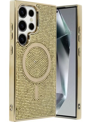 Bezos Joko Samsung Galaxy S24 Ultra Helen Magsafe Kapak - Gold