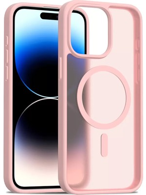 Bezos Joko Apple iPhone 15 Pro Jota Magsafe Kapak - Pudra