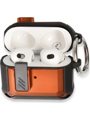 Bezos Apple Airpods Pro 2 (2.nesil) Truva Kılıf - Turuncu